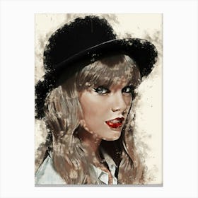 Taylor Swift 50 Canvas Print