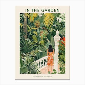 In The Garden Poster Vizcaya Museum And Gardens Usa 1 Canvas Print