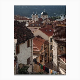 Old Town Of Kotor Canvas Print