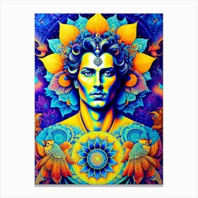 Psychedelic Man 1 Canvas Print