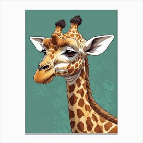 Giraffe 10 Canvas Print