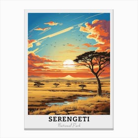 Serengeti National Park Travel Canvas Print