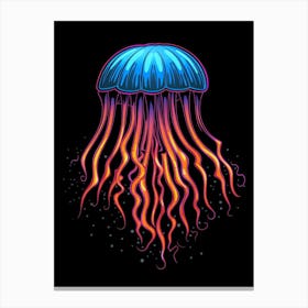 Irukandji Jellyfish Pop Art 1 Canvas Print