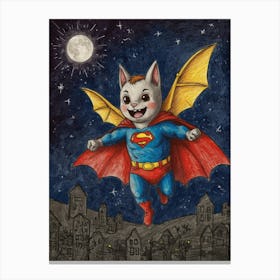 Super Cat 2 Canvas Print