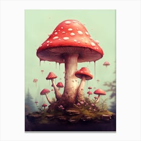 Surreal Mushroom Canvas Print