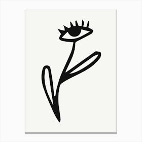 Eye Flower Cute Illustration Canvas Print