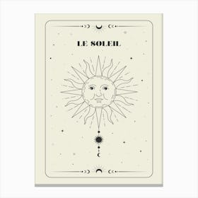 Le Soleil Canvas Print