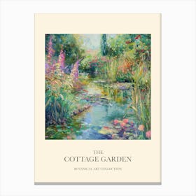 Cottage Garden Poster Fairy Pond 8 Canvas Print