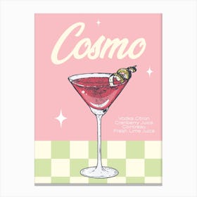 Cosmo Pink Canvas Print