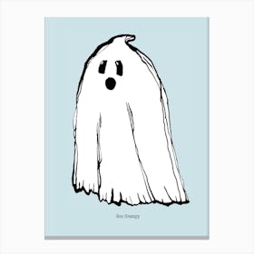 Boo Grampy Canvas Print