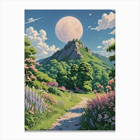 Large Full Moon Canvas Print