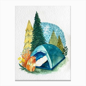 Camping Days Canvas Print