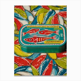 Tin Of Fish Canvas Print