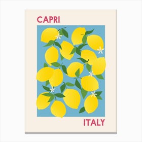 Lemons Canvas Print