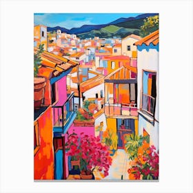 Malaga Spain 2 Fauvist Painting Canvas Print