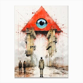 Eye Of The Beholder book poster Canvas Print