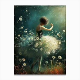 Dandelion ballerina 2 Canvas Print