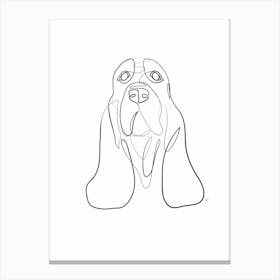 Bassethound Canvas Print