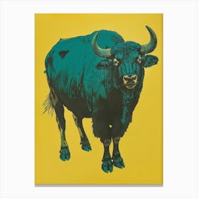 Bull Illustration 2 Canvas Print