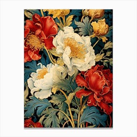 Peonies By John Everett Millais Canvas Print