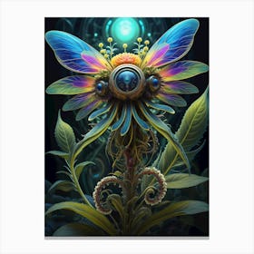 Psychedelic Flower 2 Canvas Print