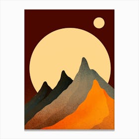 Peaks Of Autumn Canvas Print