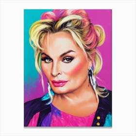 Jennifer Coolidge Pop Movies Art Movies Canvas Print