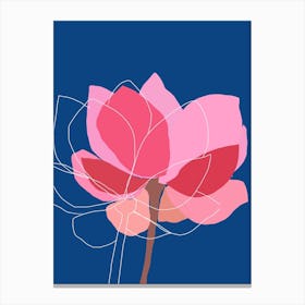 Magnolia Flower Canvas Print