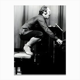 Elton John On Stage Canvas Print