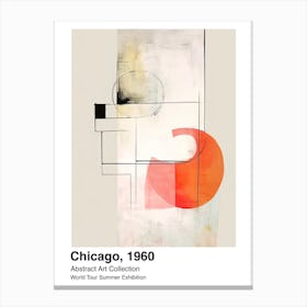 World Tour Exhibition, Abstract Art, Chicago, 1960 10 Canvas Print