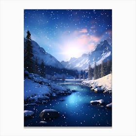 Winter Landscape 1 Canvas Print