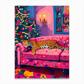 Leopard Couch Stampe su tela