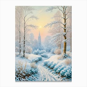 A Blanket of Snow Canvas Print