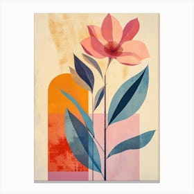 Abstract Flower Canvas Print