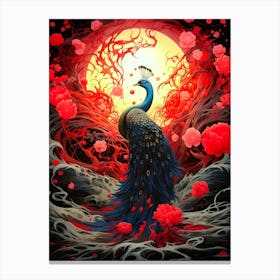 Peacock 4 Canvas Print