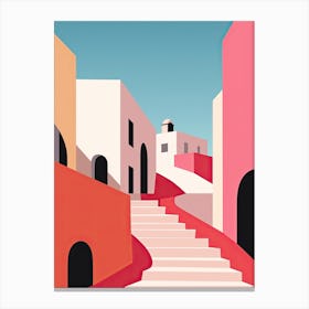 Algarve, Portugal, Bold Outlines 2 Canvas Print