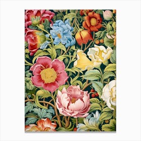 Floral Tapestry Canvas Print