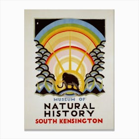 Natural History Museum Kensington Canvas Print