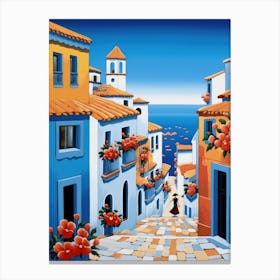 Street In Spain Canvas Print