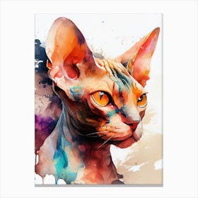 Sphynx Cat animal 2 Canvas Print