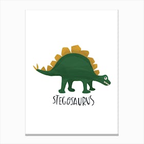 Stegosaurus Canvas Print