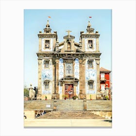 Church Of Saint Ildefonso, Porto, Norte Region, Portugal Canvas Print