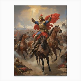 Battle Of Tashkent Canvas Print