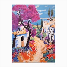 Sardinia Italy 2 Fauvist Painting Canvas Print