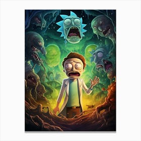 Rick and Morty Movie Canvas Print