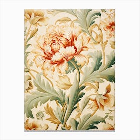 Floral Wallpaper 296 Canvas Print