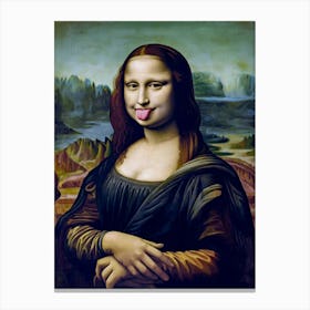 The Mona Lisa's Secret Canvas Print