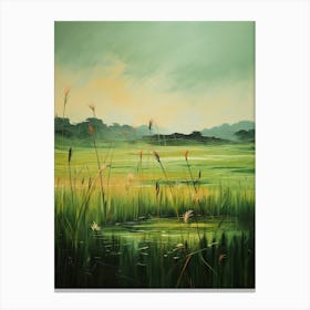 Grasslands Abstract Minimalist 11 Canvas Print