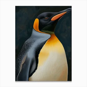 King Penguin Cooper Bay Colour Block Painting 3 Canvas Print
