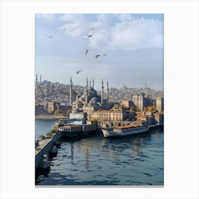 Turkish City Canvas Print